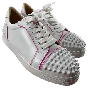 WOMEN'S Vieira 2 PVC Neon Pink White Spike Fluo Sneakers Shoes D967